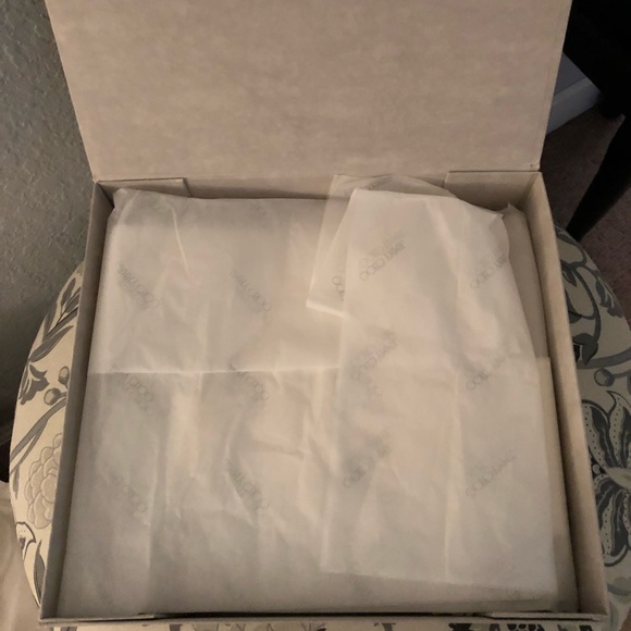 NIB Jimmy Choo Anuk Black Patton Heels - Picture 4 of 5